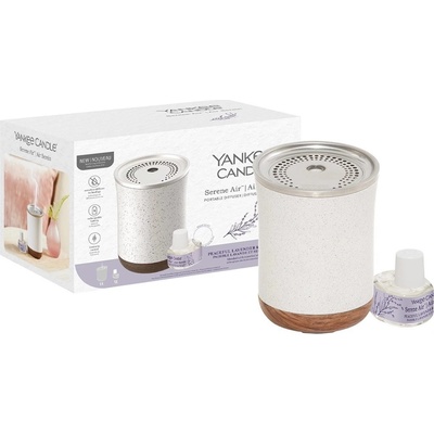 Yankee Candle Vonný difuzér Serene Air 14,7 x 22 cm
