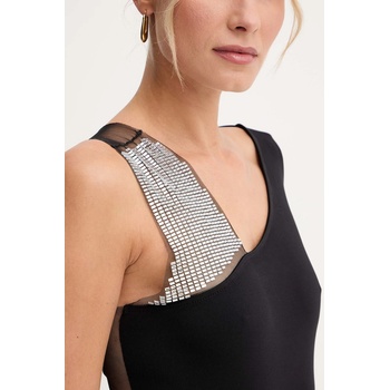 Patrizia Pepe Боди Patrizia Pepe в черно с апликация 2M4504 J338 (2M4504.J338)