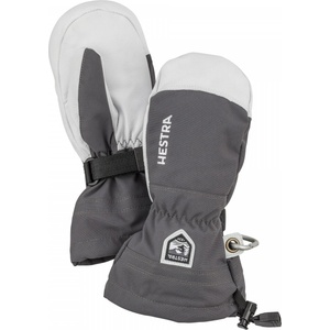 Hestra Детски ръкавици Hestra Kid's Army Leather Heli Ski Mitt Gloves - Grey - размер 5 (EU) (202-1168-0513)