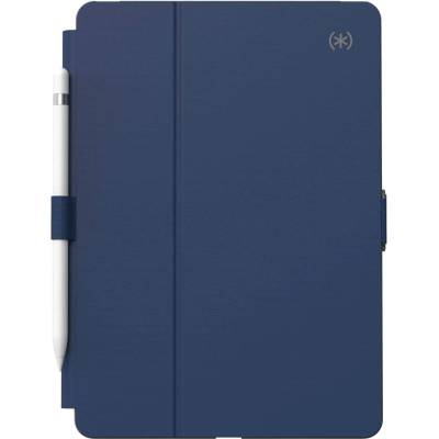 Speck Balance Folio Case - текстилен калъф и поставка за iPad 8 (2020), iPad 7 (2019) (син-сив)