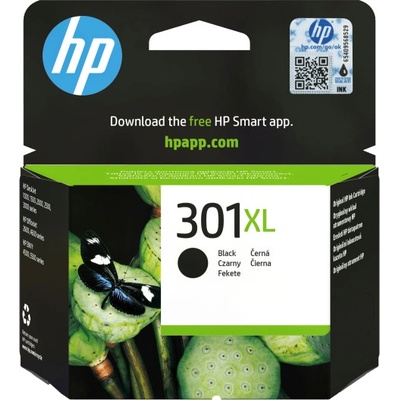 HP Тонер касета, HP, CH563EE Nr. 301XL, черен, XL (CH563EE)