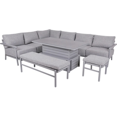 Rojaplast TAMPA souprava hliníková šedá