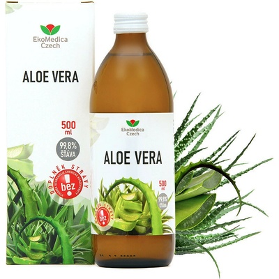 EkoMedica Šťáva Aloe s dužinou 99,8% 500 ml