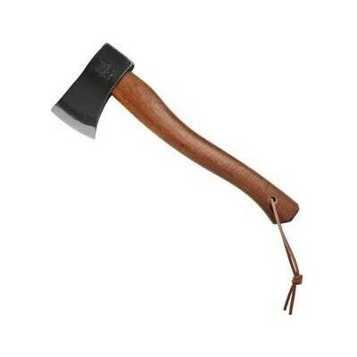 FX-700 FOX knives AXE YANKE CARBON STEEL C45/1045 BLADE,WOOD HIKORY COLOR WALNUT