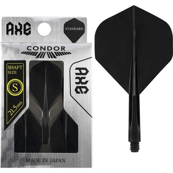 Condor AXE čierne, Small letky a krátke násadky