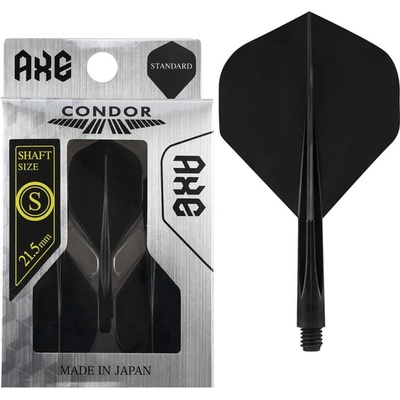 Condor AXE čierne, Small letky a krátke násadky