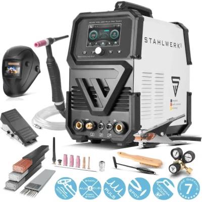 STAHLWERK Инверторен заваръчен апарат STAHLWERK AC/DC TIG 200 Pulse Pro Touch/ 200А (6883)