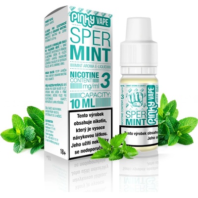 Pinky Vape Spermint 10 ml 3 mg