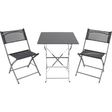 Linder Exclusiv Záhradná súprava BISTRO SET Sivý