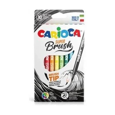 Fixky CARIOCA BRUSH TIP 10 farieb štetcové