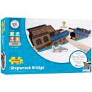 Bigjigs Rail Most Vrak lodě