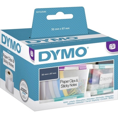 DYMO etikety v roli 11354 S0722540 57 x 32 mm papier biela 1000 ks trvalé univerzálne etikety; S0722540