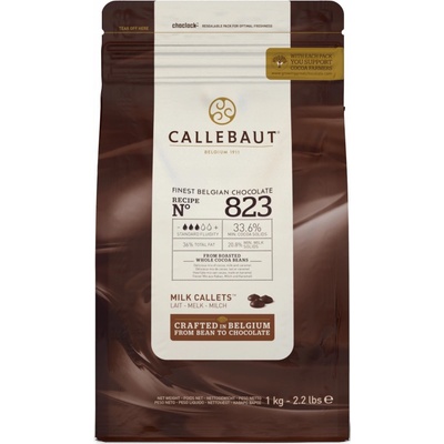 Callebaut Mliečna čokoláda 823 1kg