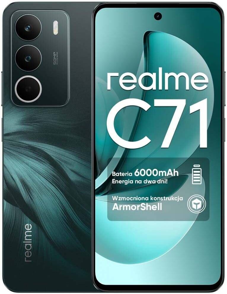 Realme C71 8GB/256GB Forest Green od 3 497 Kč - Heureka.cz
