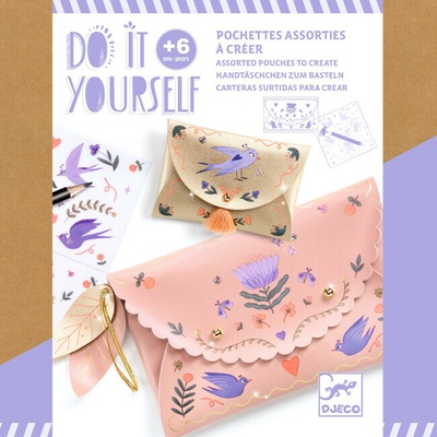 Djeco DIY Vyrob si sám Obtlačky Kabelka a peňaženka