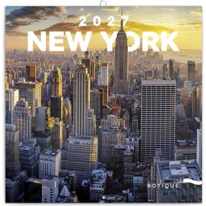 REALSYSTEM Пластина-календар REALSYSTEM 300x300 мм „Ню Йорк 2027 (6097-NY)