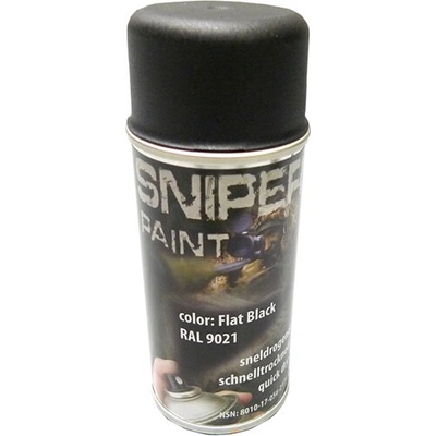 FOSCO Farba ARMY v spreji 150ml RAL 9021 / MATNÁ ČIERNA