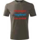 Tričko nejlepší vzpěrač na světě dárek pro vzpěrače army