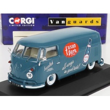 Vanguards Volkswagen T1 Panel Van Foxon Park 1962 Blue 1:43