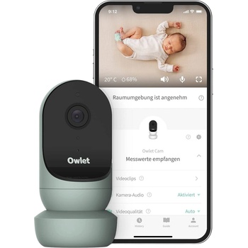 Owlet Камера Owlet - Cam 2, Sleepy Sage (BCR6N61BBJ)