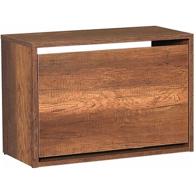 TopMebel Шкаф за обувки Step TopMebel за 6 чифта в орех цвят 60x30x42cm