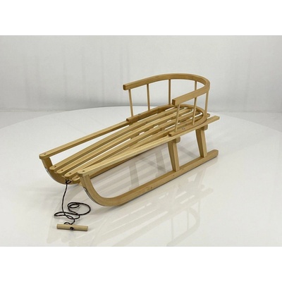 Wooden Toys drevená sánky Durable s operadlom 90 cm