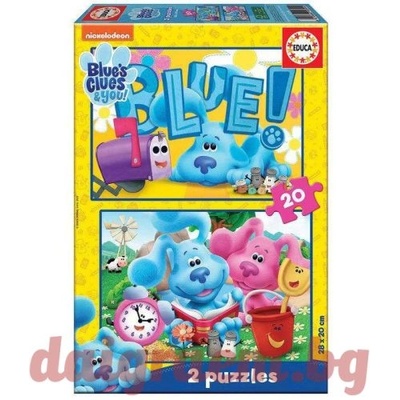 Educa Пъзел educa 19399 - 2 х 20 части - Загадките на Блу (edu19399)