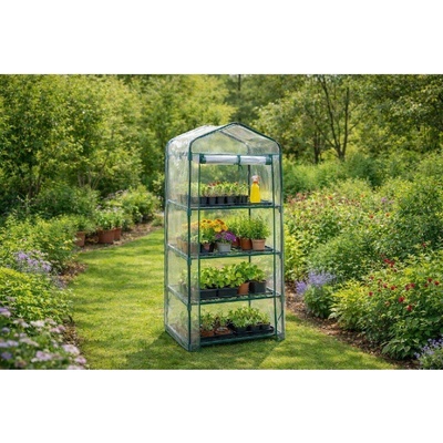 BestBerg BBGH-158 / 68 x 49 x 158 cm černá/transparentní