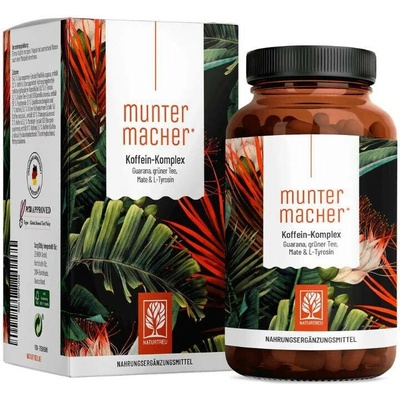Naturtreu přírodní kofeinový komplex Muntermacher 120 kapslí