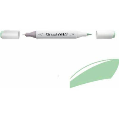 Lihová fixa GRAPH'IT oboustranná Brush & Fine, Jade
