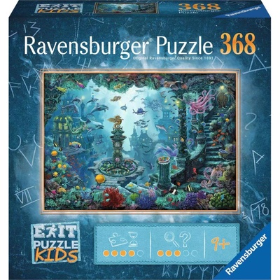 RAVENSBURGER Únikové EXIT KIDS Potopená Atlantida 368 dielov