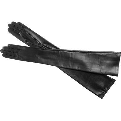 Kreibich Dámské rukavice podšívka hedvábí ultra dlouhé černá – Zboží Dáma