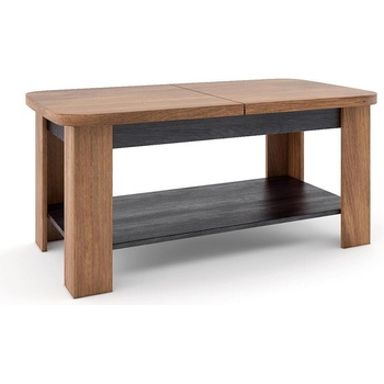 Разтегателна холна маса Уитни кастело коняк и карбон