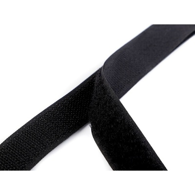 Prima-obchod Suchý zip háček + plyš šíře 20 mm, barva 2 černá