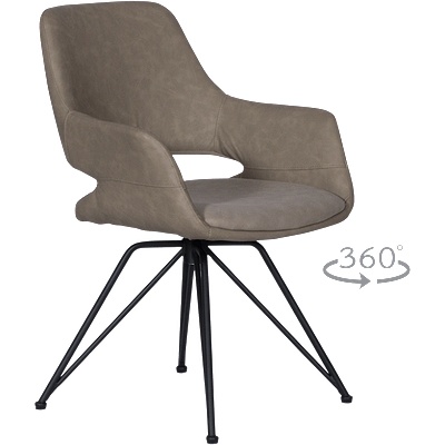 Carmen Трапезен стол devon - светлосив sf 2