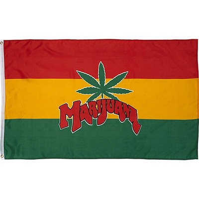 Vlajka Fostex Marijuana 1,5x1 m
