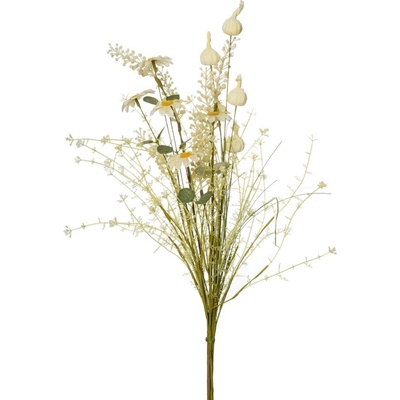 KYTICA CESNAK,KVETY, TRÁVY, ZELEŇ, KRÉM/ZEL 60CM