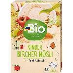 dmBio Био детско мюсли Bircher с ябълки и бадеми, 1+г, 250 g (1487157)
