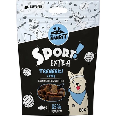 Mr.Bandit SPORT EXTRA tréninkové pamlsky s příchutí rybího masa 150 g