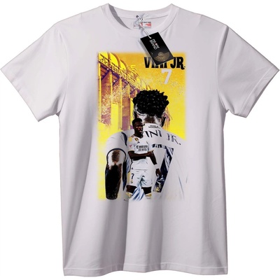 NOONEBRAND Тениска Vinicius Jr. 7 Футбол - 6XL, White