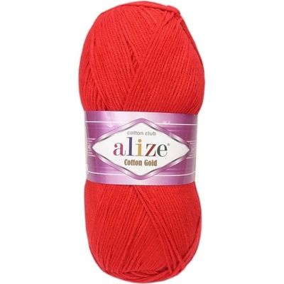 Alize Cotton Gold 56 červená