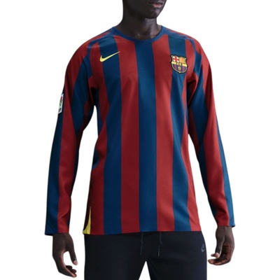 Nike FC Barcelona Reissue 2005 'Ronaldinho' Long Sleeve modrá