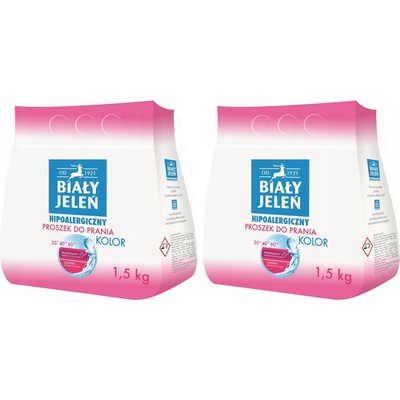 Biały Jeleń Color prášok na farebnú bielizeň 1,5 kg