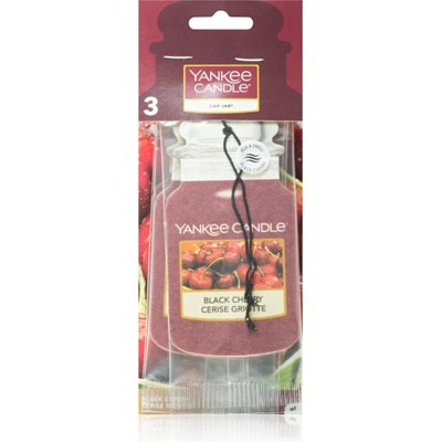Yankee Candle Black Cherry ароматизатор за кола I. 3 бр