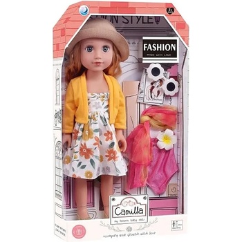 Image 1 of RAYA TOYS Кукла с дрехи и аксесоари Raya Toys - Camilla, 44 cm (505122259)