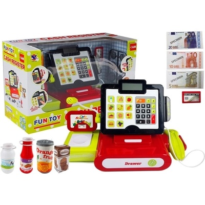 LEAN TOYS Registračná pokladňa + príslušenstvo