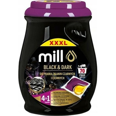 Mill Professional 2-komorové kapsle na černé a tmavé prádlo 70 PD