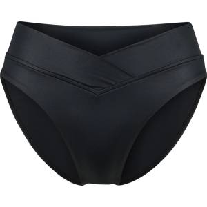 Seafolly Дамско бикини долнище Seafolly Women's Soleil V Front High Cut Pant Bikini bottom - Black - размер 34 (EU) (150-4281-0112)