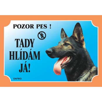 Dafiko Tabulka německý ovčák vlkošedý