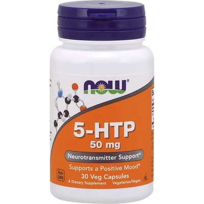 Now Foods 5-HTP 50 mg 30 kapslí